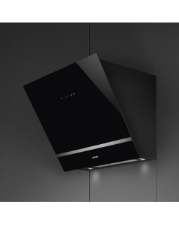 Õhupuhastaja smeg linea, seina, 60 cm, 666 m3/h, 58 db, must klaas-foto3