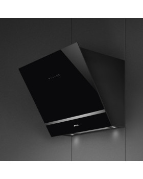 Õhupuhastaja smeg linea, seina, 60 cm, 666 m3/h, 58 db, must klaas-foto3