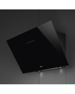 Õhupuhastaja smeg, seina, 90 cm, 729 m³/h, 60 db, must klaas-foto3