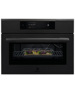 Kompaktne ahi-mikrolaineahi, electrolux, h 45 cm, matt must