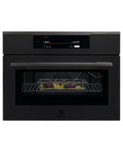 Kompakt mikrolaineahi, electrolux, h45 cm, matt must