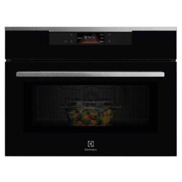 Kompakt mikrolaineahi, electrolux, h45 cm, must/rv-teras