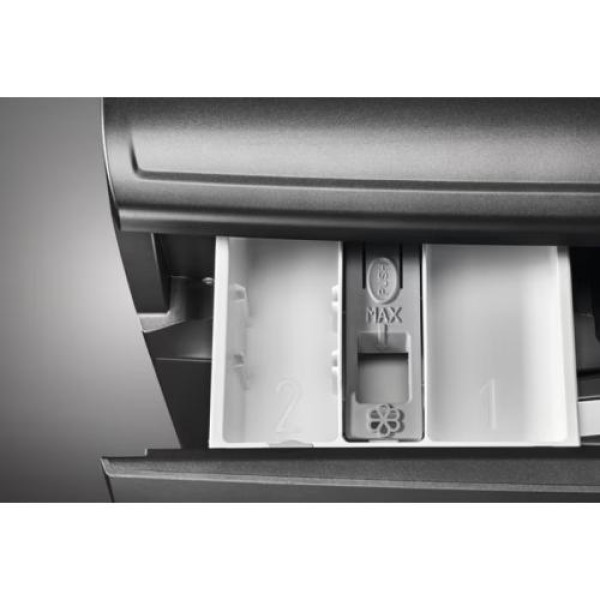 Pesumasin aeg, eestlaetav, 6 kg, 1200 p/min, inverter, tumehall