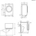 Pesumasin aeg, eestlaetav, 6 kg, 1200 p/min, inverter, valge
