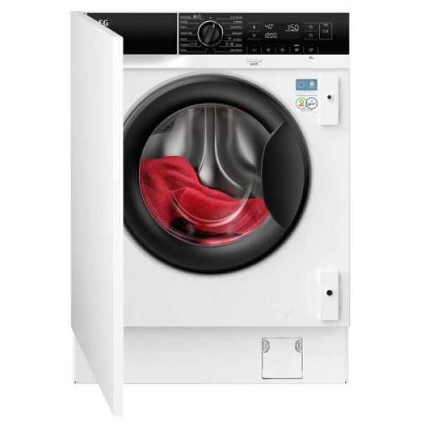 Pesumasin aeg, integreeritav, eestlaetav, inverter, 8 kg, 1400 p/min