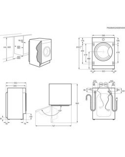 Pesumasin aeg, integreeritav, eestlaetav, inverter, 8 kg, 1400 p/min-foto3
