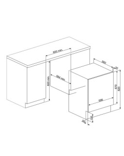 Pesumasin smeg, integeeritav, 7 kg, 60cm, 1000 p/min, e, valge-foto2