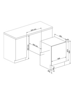 Pesumasin smeg, integeeritav, 7 kg, 1200 p/min, e, valge-foto2