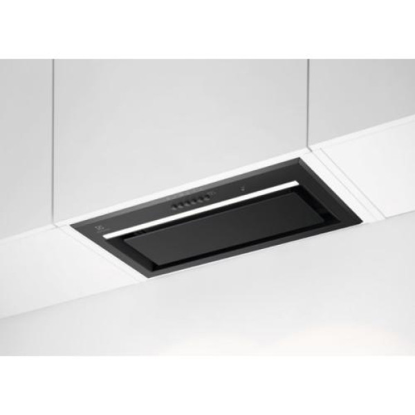 Õhupuhastaja electrolux, integreeritav, 54 cm, autosense, hob2hood, 650 m3/h, 57 db, matt must