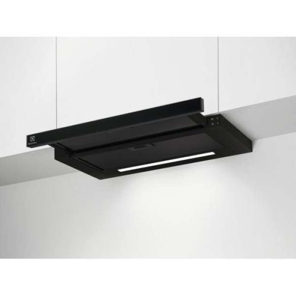 Õhupuhastaja electrolux, väljatõmmatav, 60 cm, must