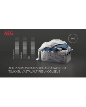 Pesumasin aeg, eestlaetav, 8 kg, 1400 p/min, inverter-foto7