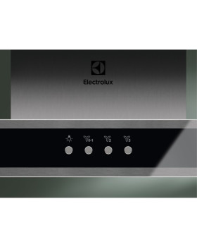 Õhupuhastaja electrolux, seina, 60 cm, 600m3/h, 70 db, rv teras/must-foto2