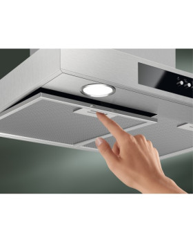 Õhupuhastaja electrolux, seina, 60 cm, 600m3/h, 70 db, rv teras/must-foto3