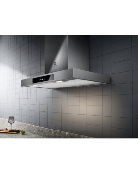 Õhupuhastaja electrolux, seina, 60 cm, 600m3/h, 70 db, rv teras/must-foto4