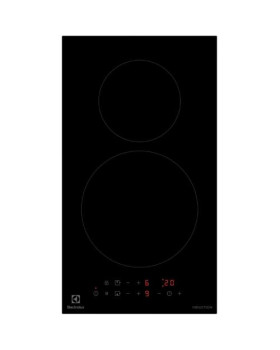 Pliidiplaat electrolux, 2 x induktsioon, domino, 30 cm, matt must, lõigatud serv
