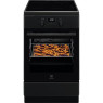 Elektripliit electrolux, 4 x induktsioon, elektriahi, katalüüs, steambake, 50 cm, must