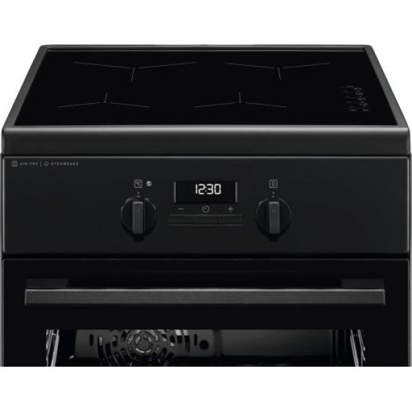 Elektripliit electrolux, 4 x induktsioon, elektriahi, katalüüs, steambake, 50 cm, must
