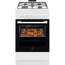 Gaasipliit electrolux, 4 x gaas, elektriahi, aurufunktsioon, 50 cm, valge