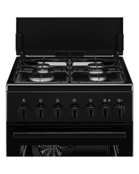 Gaasipliit electrolux, 50 cm, 4 x gaas, elektriahi, aurupuhastus, must-foto2