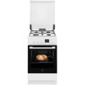 Gaasipliit electrolux, 50 cm, 4 x gaas, elektriahi, aurupuhastus, valge