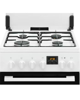 Gaasipliit electrolux, 50 cm, 4 x gaas, elektriahi, aurupuhastus, valge-foto2