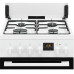 Gaasipliit electrolux, 50 cm, 4 x gaas, elektriahi, aurupuhastus, valge