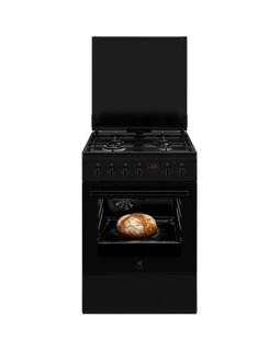 Gaasipliit electrolux, 60 cm, 4 x gaas, elektriahi, katalüüs, must