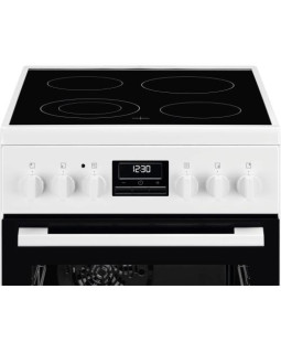 Elektripliit electrolux, 4x highlight, elektriahi, 50 cm, aurupuhastus, valge-foto2