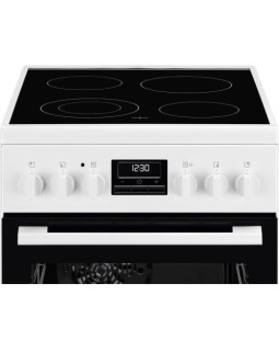 Elektripliit electrolux, 4x highlight, elektriahi, 50 cm, aurupuhastus, valge-foto2