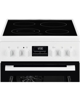 Elektripliit electrolux, 4x highlight, elektriahi, 50 cm, aurupuhastus, valge-foto2