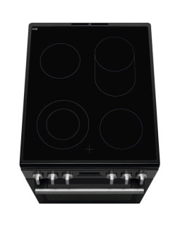 Elektripliit electrolux, 4x highlight, elektriahi, 50 cm, aurupuhastus, must-foto2