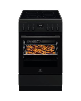 Elektripliit electrolux, 4 x highlight, elektriahi, katalüüs, steambake, 50 cm, must