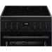 Elektripliit electrolux, 4 x highlight, elektriahi, katalüüs, steambake, 50 cm, must