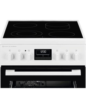 Elektripliit electrolux, 4x highlight, elektriahi, aurufunktsioon, 50 cm, katalüüspuhastus, valge-foto2