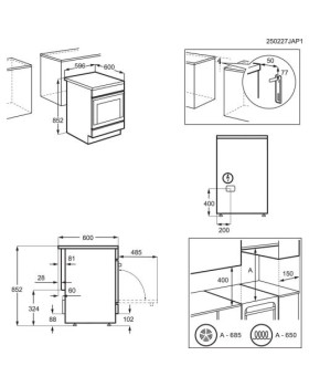 Elektripliit electrolux, 4x highlight, elektriahi, 60 cm, valge-foto5