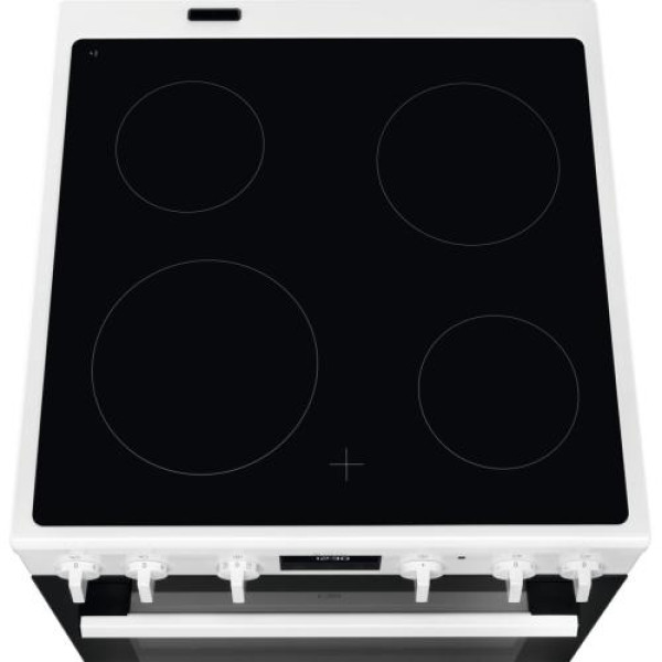 Elektripliit electrolux, 4x highlight, elektriahi, 60 cm, valge