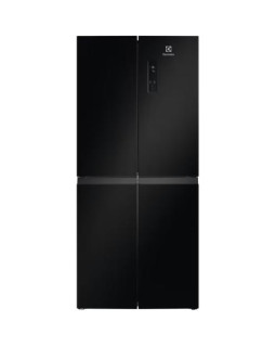 Külmik electrolux, side-by-side, 180 cm, 269/153 l, 38 db, puutetundlik, nofrost, must