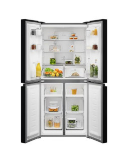 Külmik electrolux, side-by-side, 180 cm, 269/153 l, 38 db, puutetundlik, nofrost, must-foto2