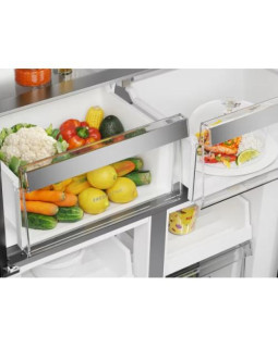 Külmik electrolux, side-by-side, 180 cm, 269/153 l, 38 db, puutetundlik, nofrost, must-foto3
