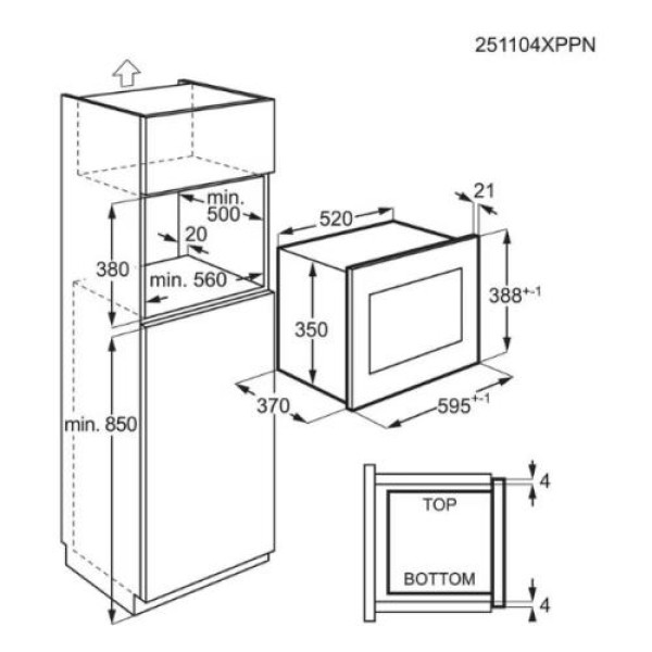 Mikrolaineahi electrolux, int, 1000/900 w, must