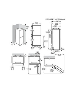 Külmik electrolux, 186 cm, 230/101 l, 38 db, elektrooniline juhtimine, rv teras-foto5