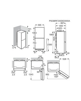 Külmik electrolux, 186 cm, 230/101 l, 38 db, elektrooniline juhtimine, valge-foto5