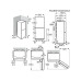 Külmik electrolux, 186 cm, 230/101 l, 38 db, elektrooniline juhtimine, valge