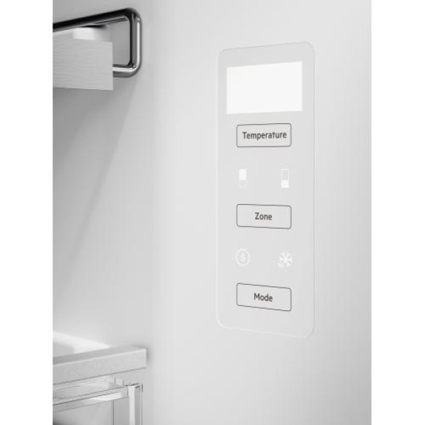 Külmik electrolux, 201 cm, 264/113 l, 36 db, elektrooniline juhtimine, noforst, must