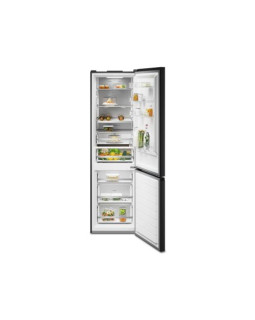 Külmik electrolux, 201 cm, 264/113 l, 36 db, elektrooniline juhtimine, noforst, must-foto2