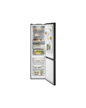 Külmik electrolux, 201 cm, 264/113 l, 36 db, elektrooniline juhtimine, noforst, must-foto2