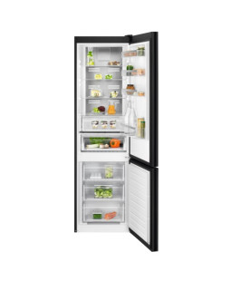 Külmik electrolux, 201 cm, 244/94 l, 38 db, elektrooniline juhtimine, noforst, must klaas uksel-foto4