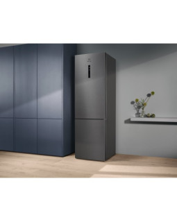 Külmik electrolux, 201 cm, 266/101 l, 38 db, elektrooniline juhtimine, rv teras-foto3