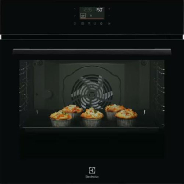 Ahi electrolux, 72 l, pürolüüs, aurufunktsioon, must