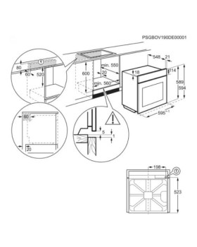 Ahi electrolux, 72 l, pürolüüs, aurufunktsioon, must-foto3